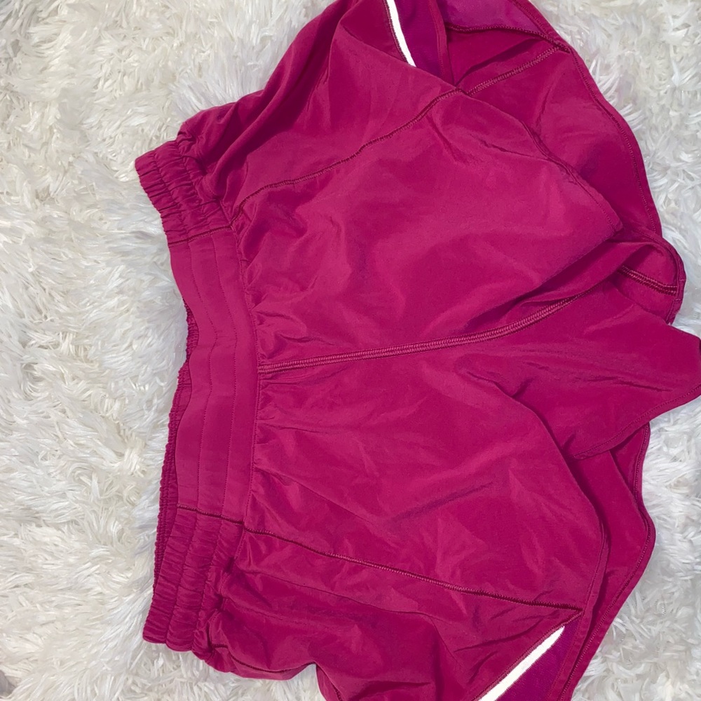 Pink Lululemon Shorts-hotty hot